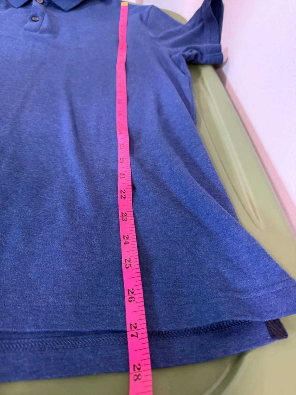 Banana Republic Luxury Touch Standard Fit Men’s Blue Polo Size XL